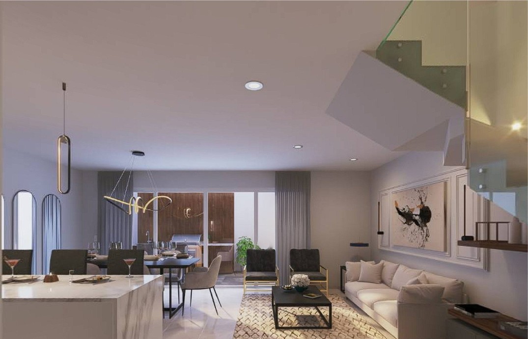 Interior de casa modelo